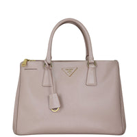 Prada Saffiano Lux Galleria Double Zip Tote Medium Front