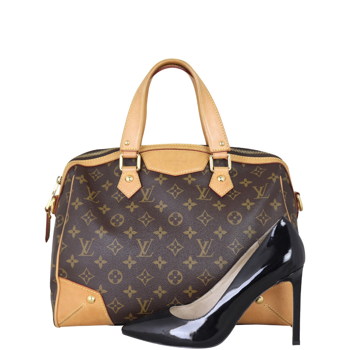 Louis Vuitton Retiro PM Monogram Front with Shoe