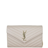 Saint Laurent Cassandre Chain Wallet Front