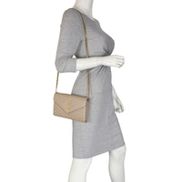 Saint Laurent Cassandre Chain Wallet Mannequin