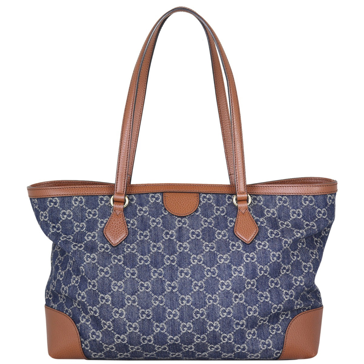 Gucci GG Denim Ophidia Tote Medium Back