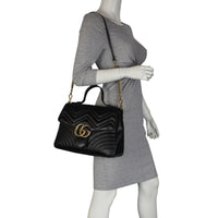Gucci GG Marmont Top Handle Medium Bag Mannequin