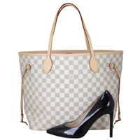 Louis Vuitton Neverfull MM Damier Azur Shoe