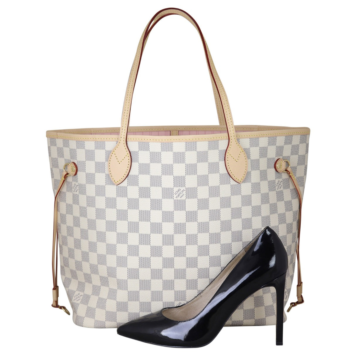 Louis Vuitton Neverfull MM Damier Azur Shoe