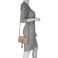 Saint Laurent Kate Tassel Chain Wallet Mannequin