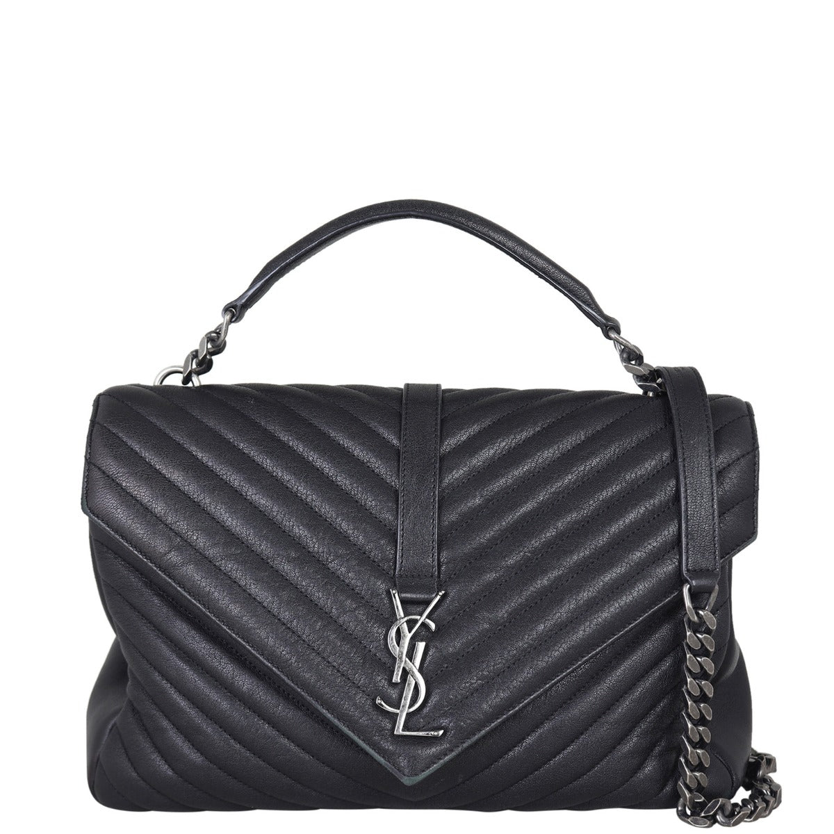 Saint Laurent College Large Front With Strap