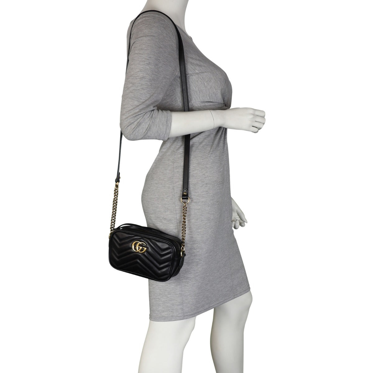 Gucci GG Marmont Mini Camera Bag Mannequin