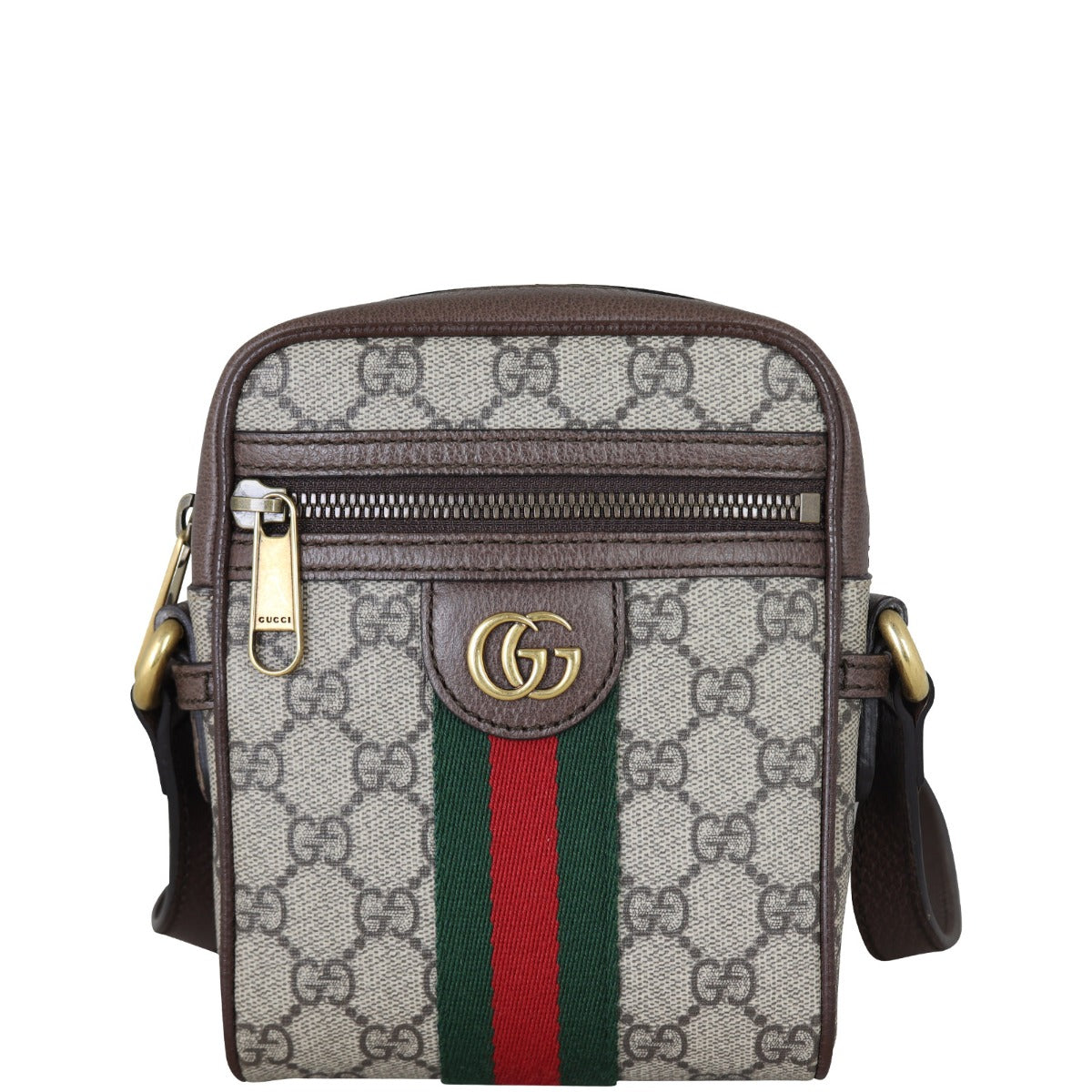 Gucci GG Supreme Ophidia Messenger Bag Mini Front