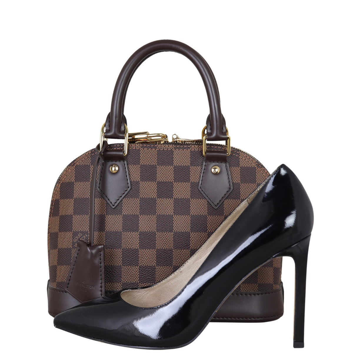 Louis Vuitton Alma BB Damier Ebene Shoe