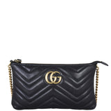 Gucci GG Marmont Matelasse Mini Chain Bag Front