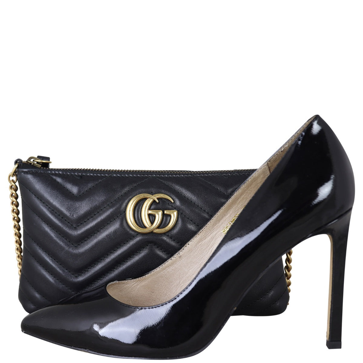 Gucci GG Marmont Matelasse Mini Chain Bag Shoe