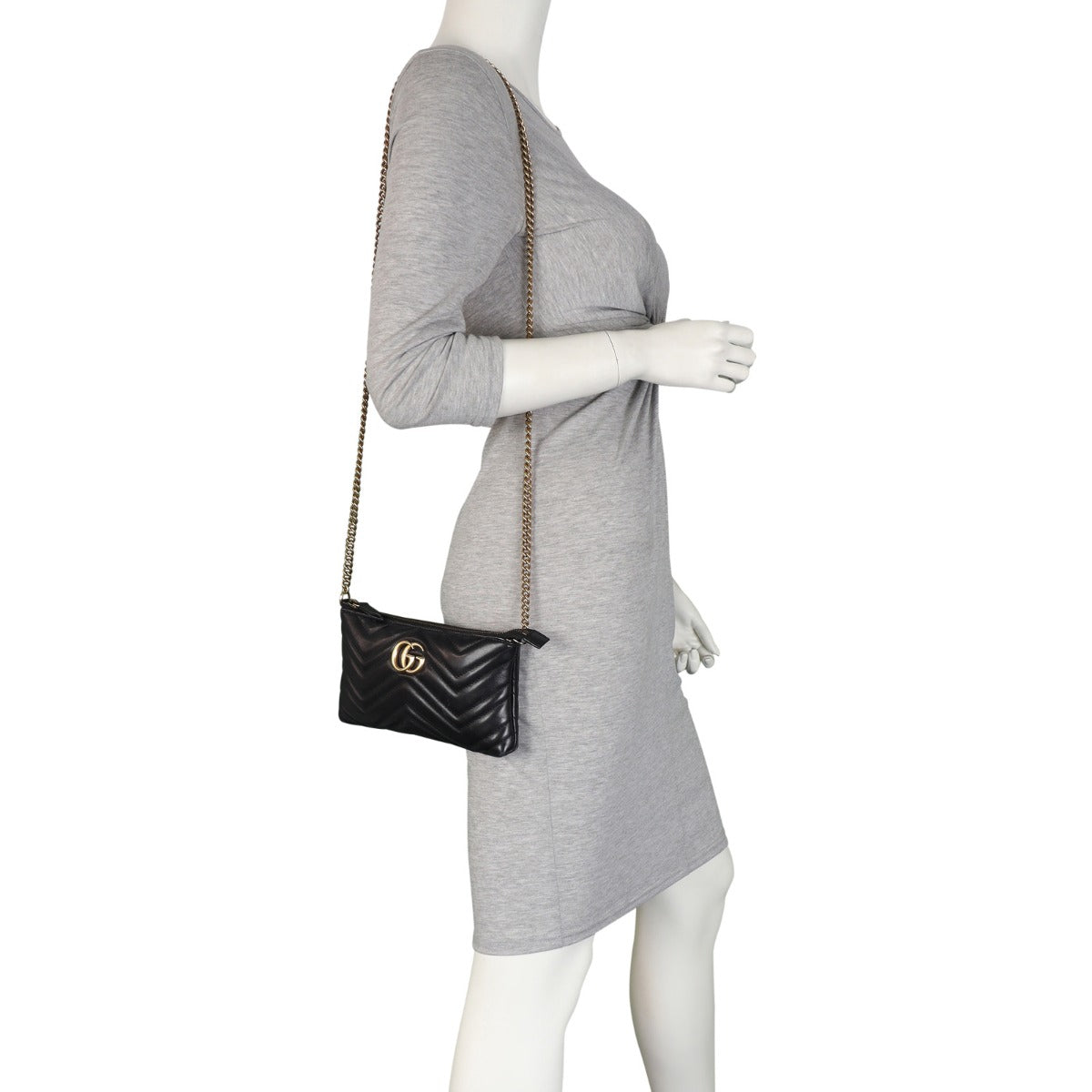Gucci GG Marmont Matelasse Mini Chain Bag Mannequin