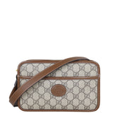 Gucci GG Supreme Interlocking G Mini Bag Front With Strap