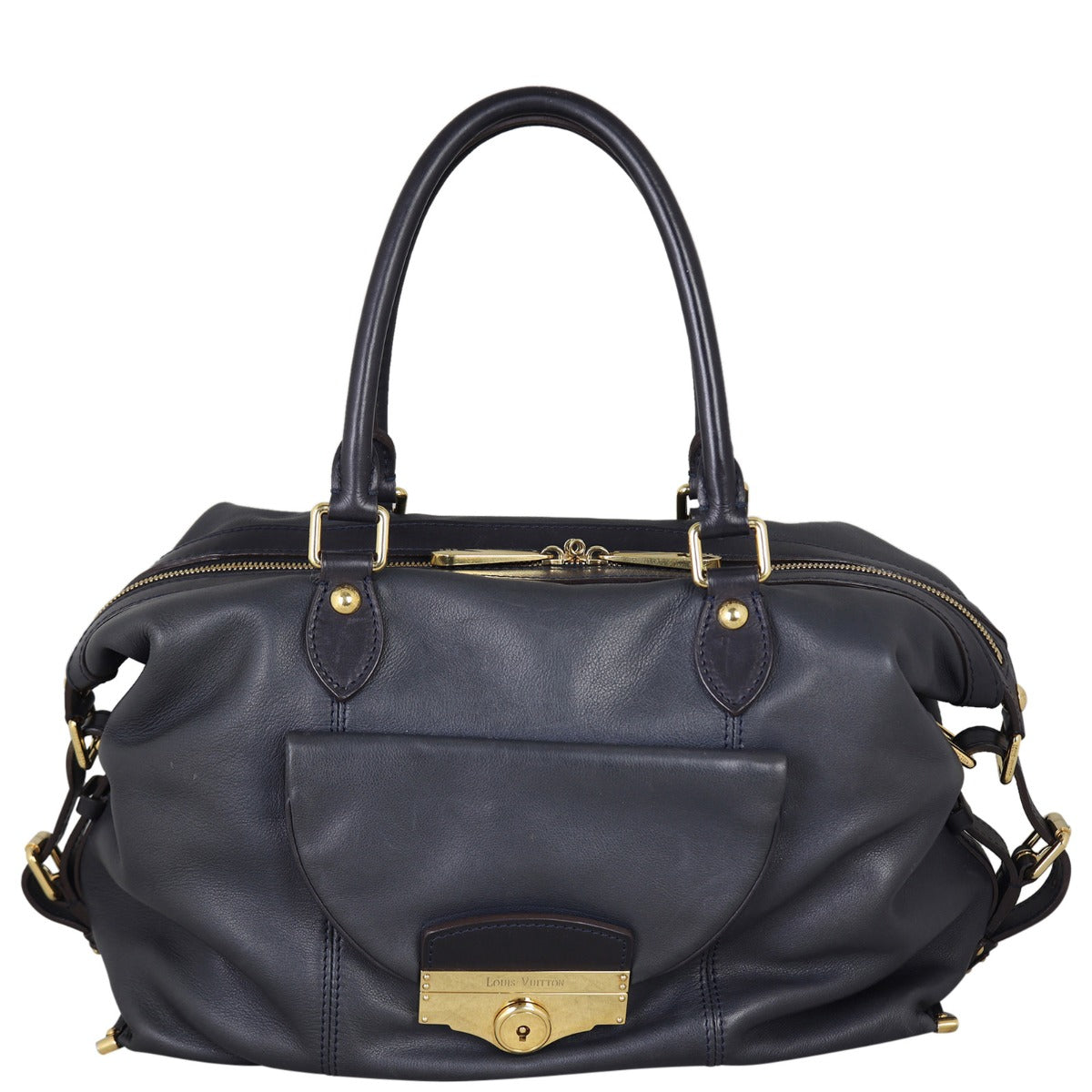 Louis Vuitton Sac Leather Duffle bag Front