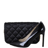 Chanel Nailed CC Full Flap Bag Shoe