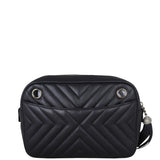 Chanel Diagonal Chevron Camera Bag Back