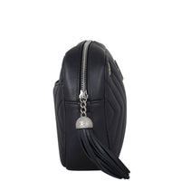 Chanel Diagonal Chevron Camera Bag Side