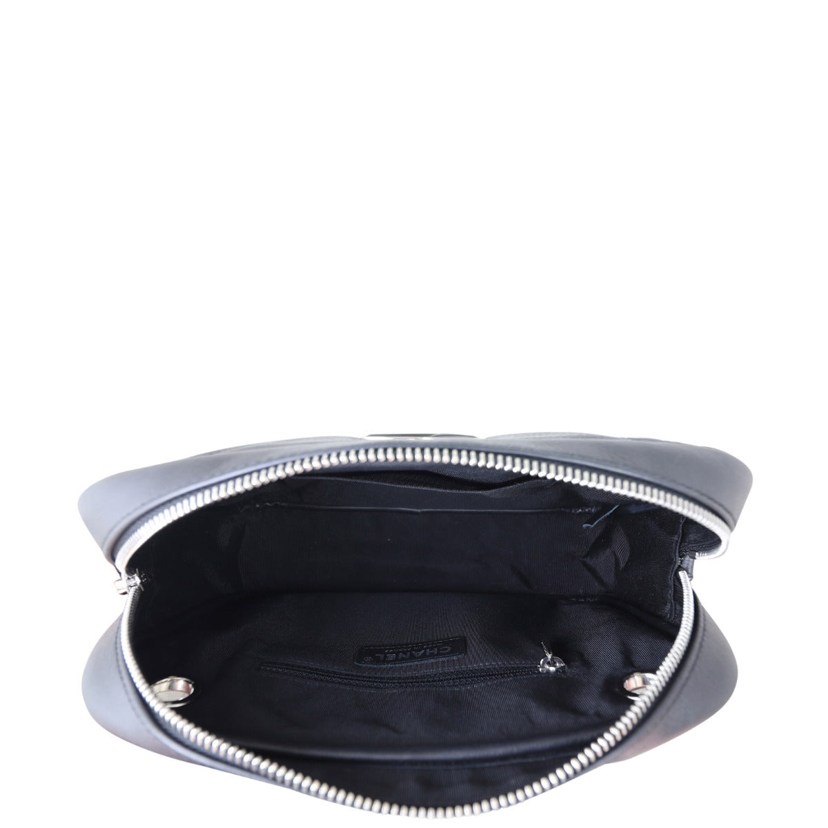 Chanel Diagonal Chevron Camera Bag Whole Interior