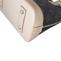 Louis Vuitton Alma BB Monogram Corner Close Up