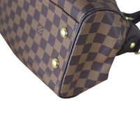 Louis Vuitton Trevi PM Damier Ebene Corner Close Up