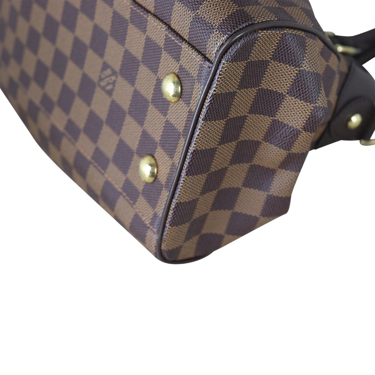 Louis Vuitton Trevi PM Damier Ebene Corner Close Up