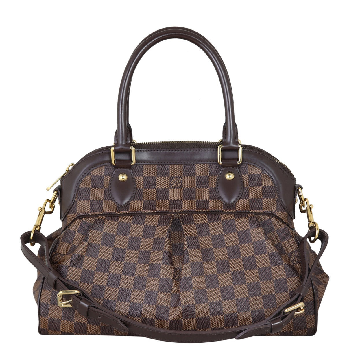 Louis Vuitton Trevi PM Damier Ebene Front With Strap