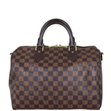 Louis Vuitton Speedy 30 Bandouliere Damier Ebene Back