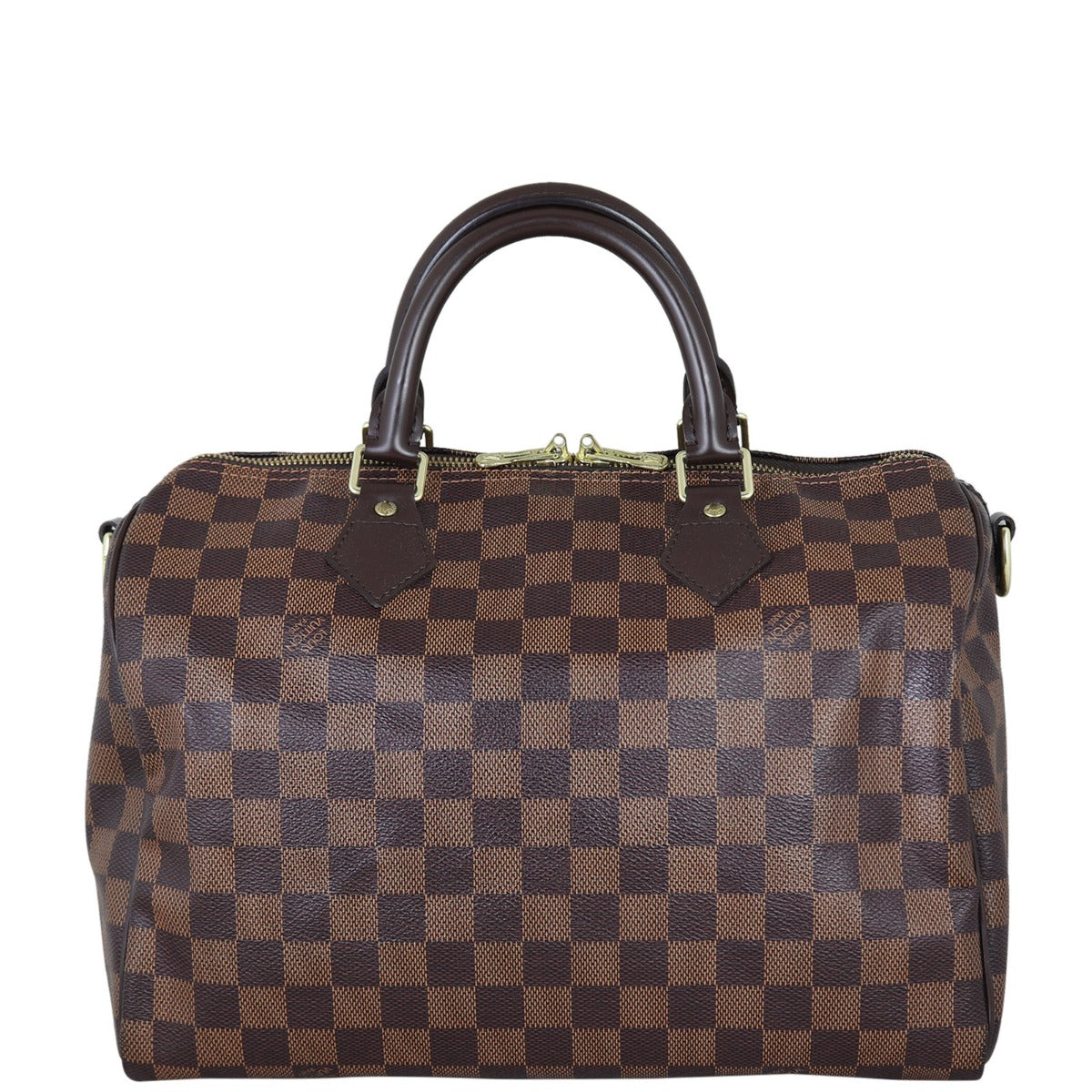 Louis Vuitton Speedy 30 Bandouliere Damier Ebene Back