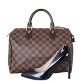 Louis Vuitton Speedy 30 Damier Ebene Shoe