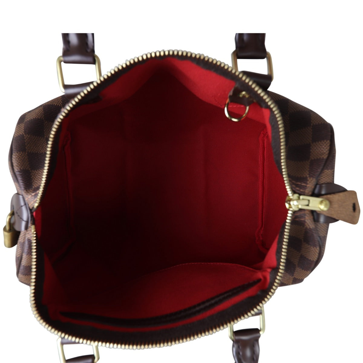 Louis Vuitton Speedy 30 Damier Ebene Whole Interior