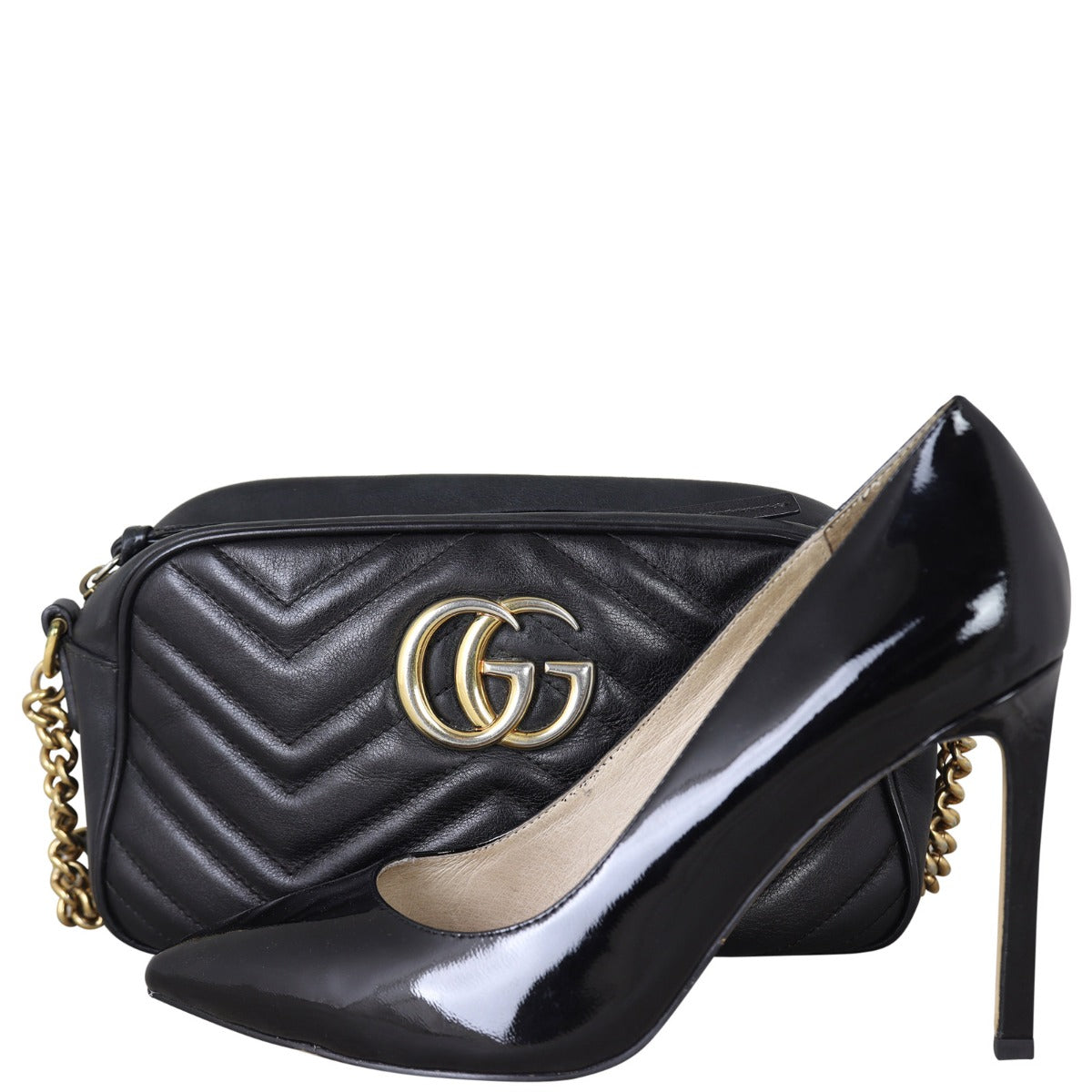 Gucci GG Marmont Small Camera Bag Shoe