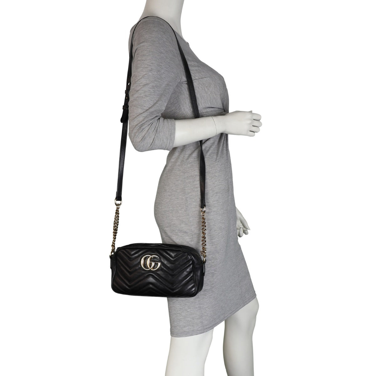 Gucci GG Marmont Small Camera Bag Mannequin