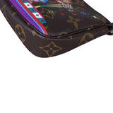 Louis Vuitton Mini Pochette Accessoires Monogram Vivienne Christmas 2020 Corner Close Up