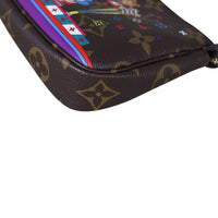 Louis Vuitton Mini Pochette Accessoires Monogram Vivienne Christmas 2020 Corner Close Up