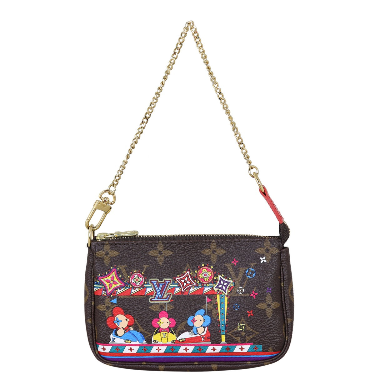 Louis Vuitton Mini Pochette Accessoires Monogram Vivienne Christmas 2020 Front