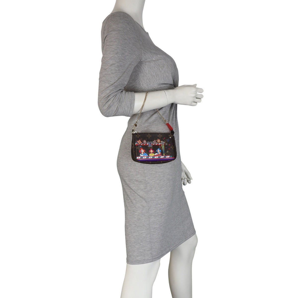 Louis Vuitton Mini Pochette Accessoires Monogram Vivienne Christmas 2020 Mannequin