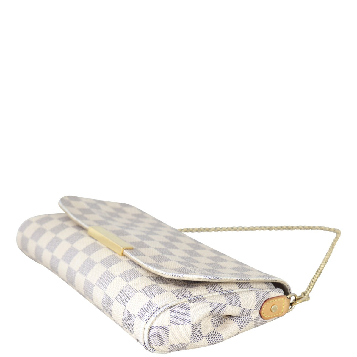 Louis Vuitton Favorite MM Damier Azur Corner Distance