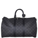 Louis Vuitton Keepall 45 Bandouliere Monogram Eclipse Front