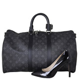 Louis Vuitton Keepall 45 Bandouliere Monogram Eclipse Shoe