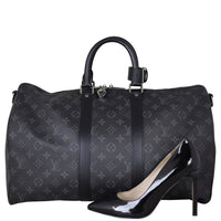Louis Vuitton Keepall 45 Bandouliere Monogram Eclipse Shoe