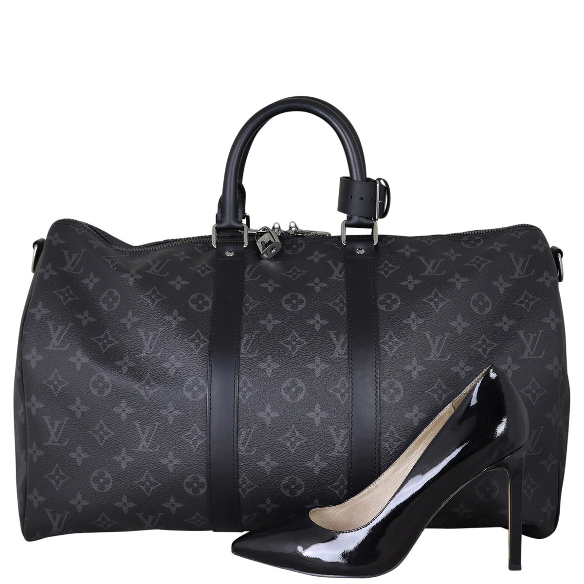 Louis Vuitton Keepall 45 Bandouliere Monogram Eclipse Shoe