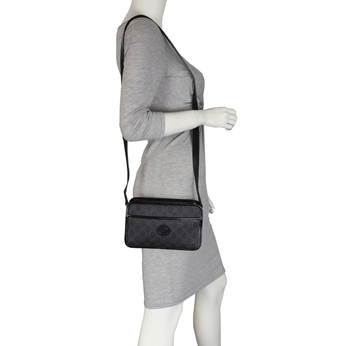 Gucci GG Supreme Interlocking G Mini Bag Mannequin