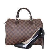 Louis Vuitton Speedy 30 Damier Ebene Shoe