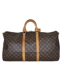 Louis Vuitton Keepall 55 Bandouliere Monogram Back