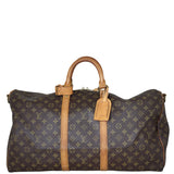 Louis Vuitton Keepall 55 Bandouliere Monogram Front