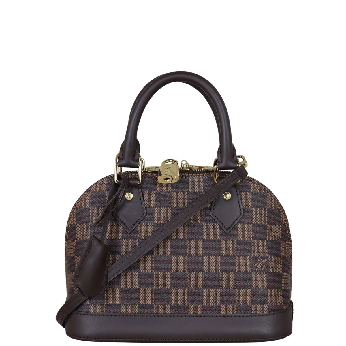 Louis Vuitton Alma BB Damier Ebene | Gold H