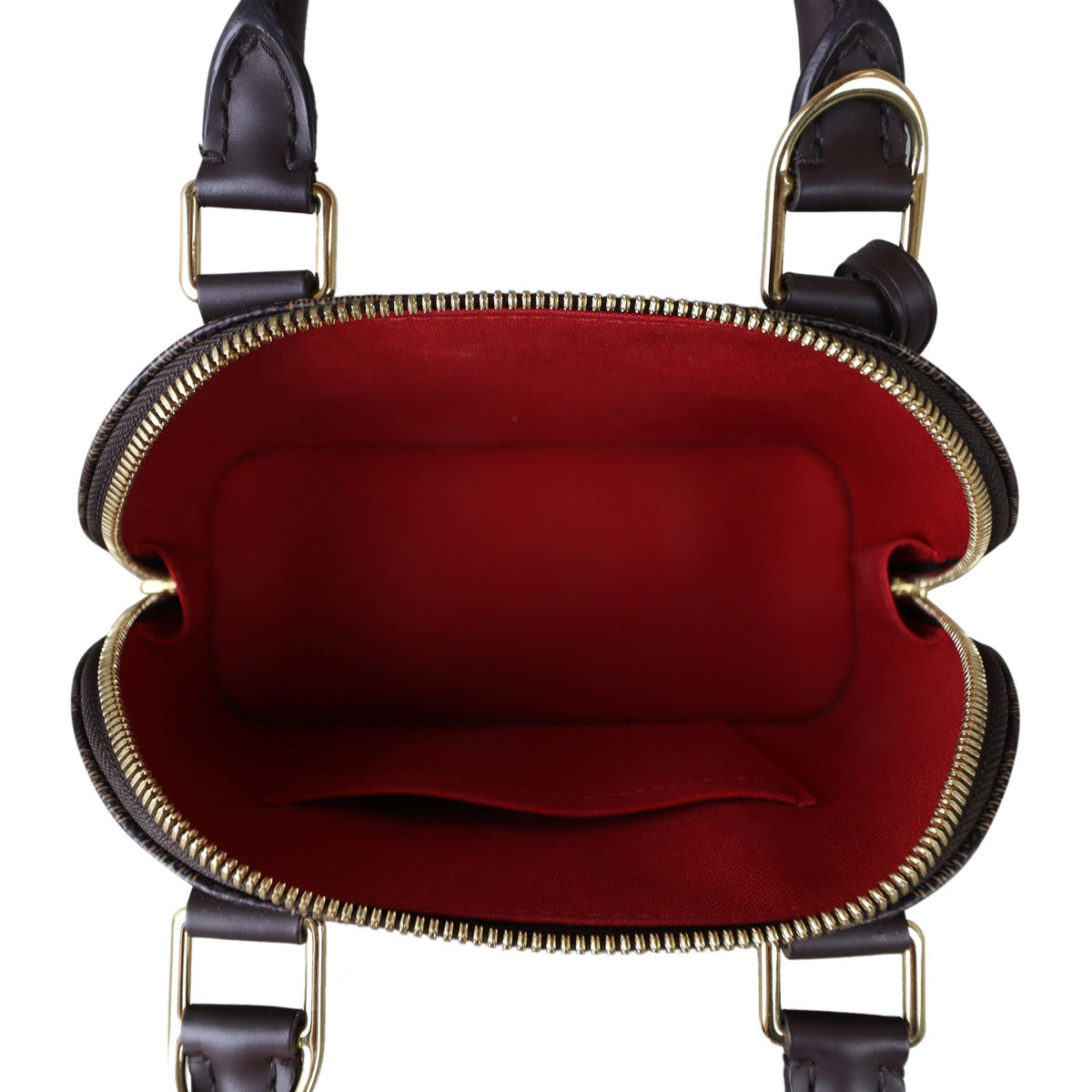 Louis Vuitton Alma BB Damier Ebene | Gold H