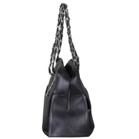 Chanel Vertical Quilt Camera Bag Side