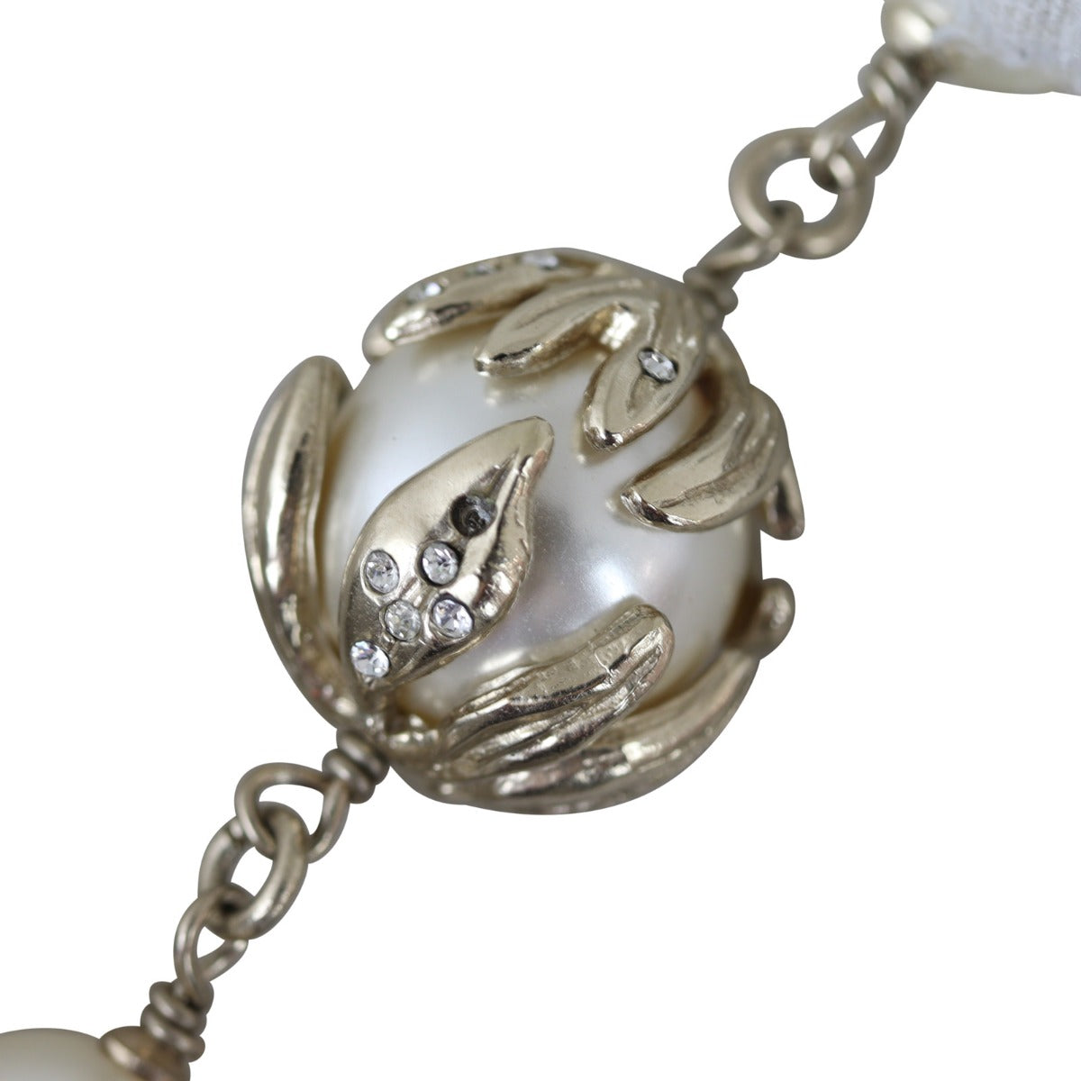 Chanel CC Pearl Long Necklace