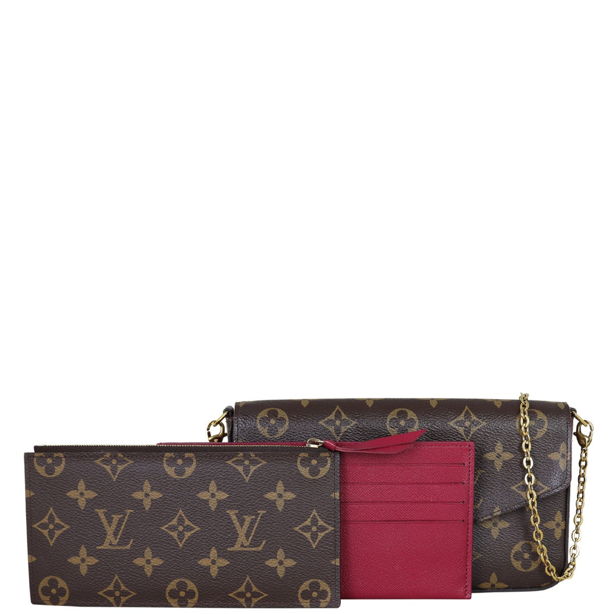Louis Vuitton Pochette Felicie Monogram Front With Pouch